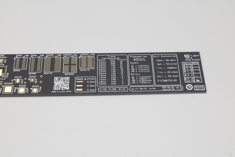 NVIDIA GeForce GTX PCB Engineering Ruler 1st Generation 12" gallery