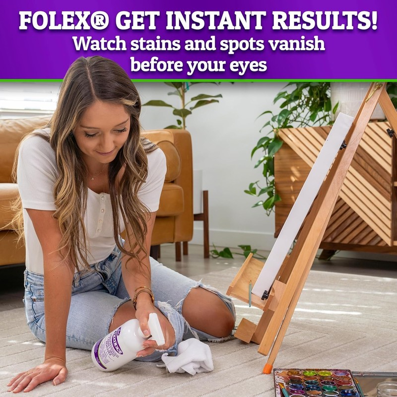 FOLEX Professional Carpet Cleaner Spray, Spot 34 Fl Oz (Pack of 1) gallery
