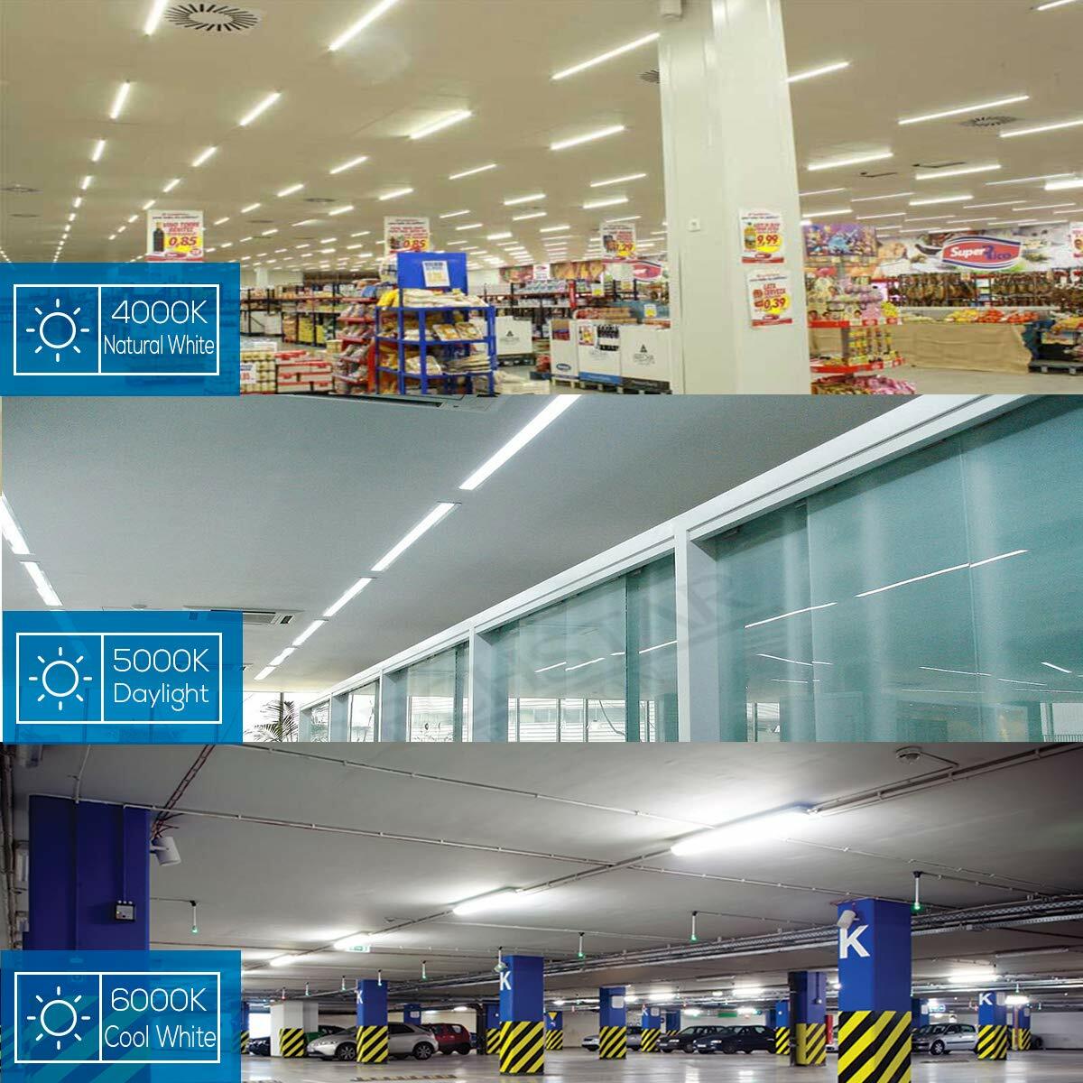 T8 4FT 18W 6000K LED Replacement Fluorescent Bulb Clear Lens 110V 277V 10/100pcs gallery