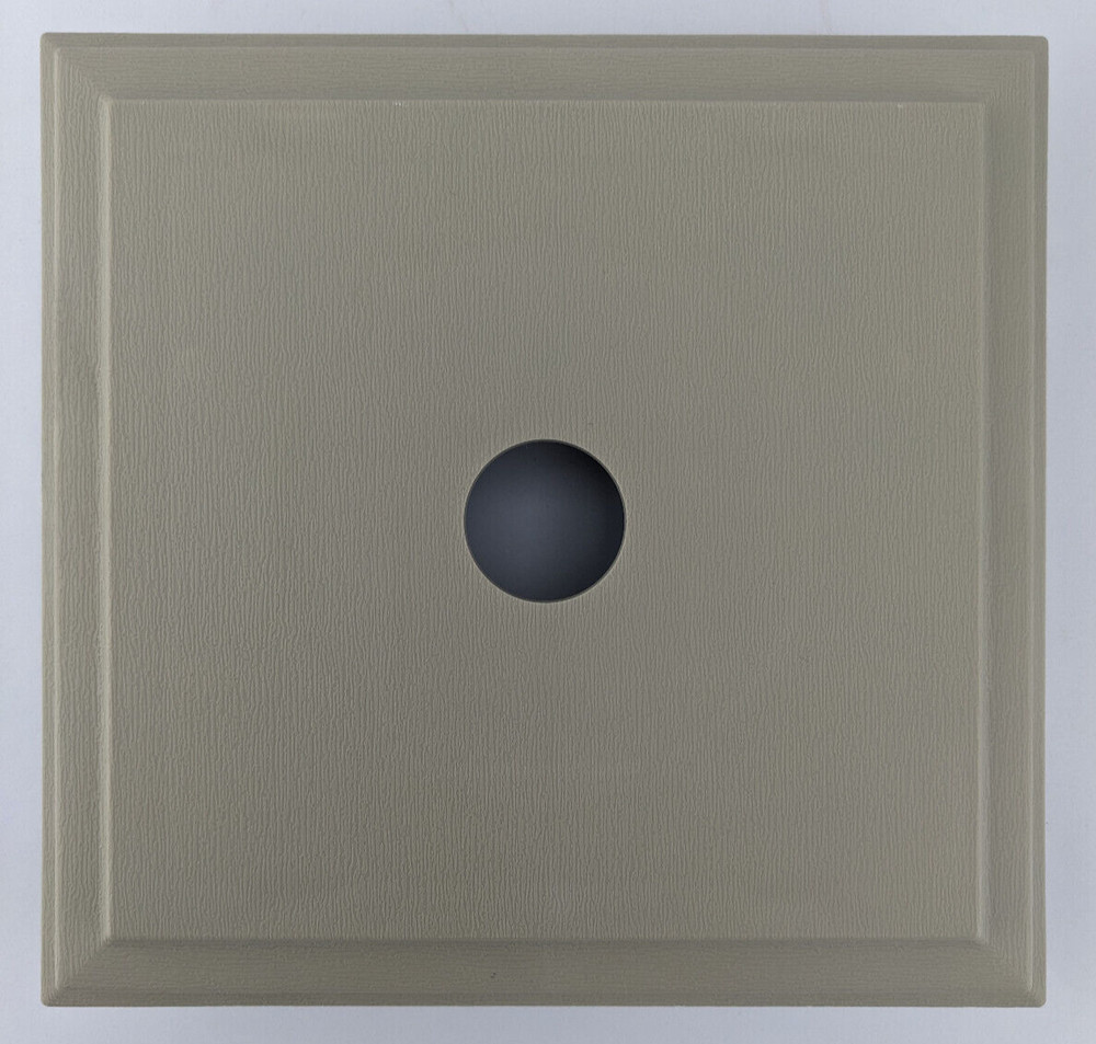 Vinyl Siding Square Standard Mounting Block - Universal Fit - Sand 004