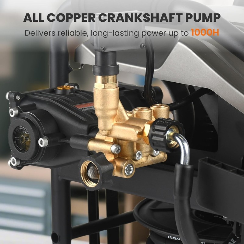Giraffe Tools Retractable Pressure Washer Ultra Flow Max 2.6GPM Brushless Motor gallery