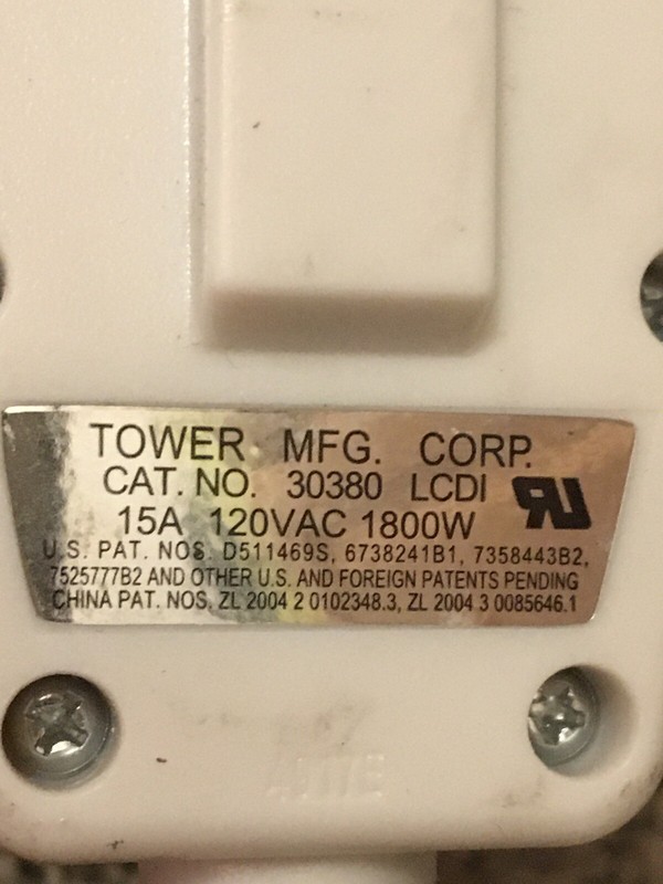 GE &Frigidaire &Friedrich &Midea &Sharp LCDI 15A 120VAC 1800W Power Supply Cable gallery