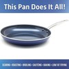 Blue Diamond Ceramic Nonstick Fry Pan 8" 10" 12" Frypan Toxin free ceramic NEW gallery