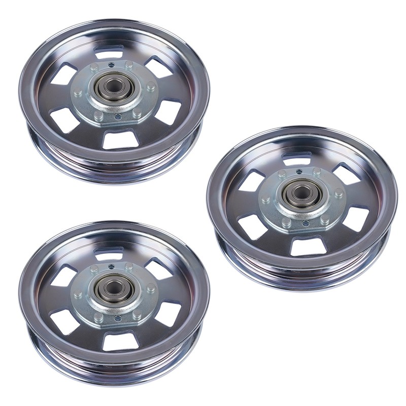 3Pcs Flat Idler Deck Pulleys for Bad Boy ZT 48" 50" 60" MZ 48" 54" Deck Models gallery