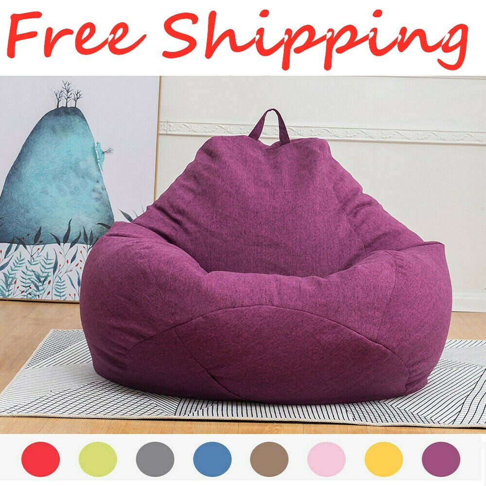 Extra Large Bean Bag Chair Sofa Cover Indoor/Outdoor Game Seat Couch Lazy Bags gallery