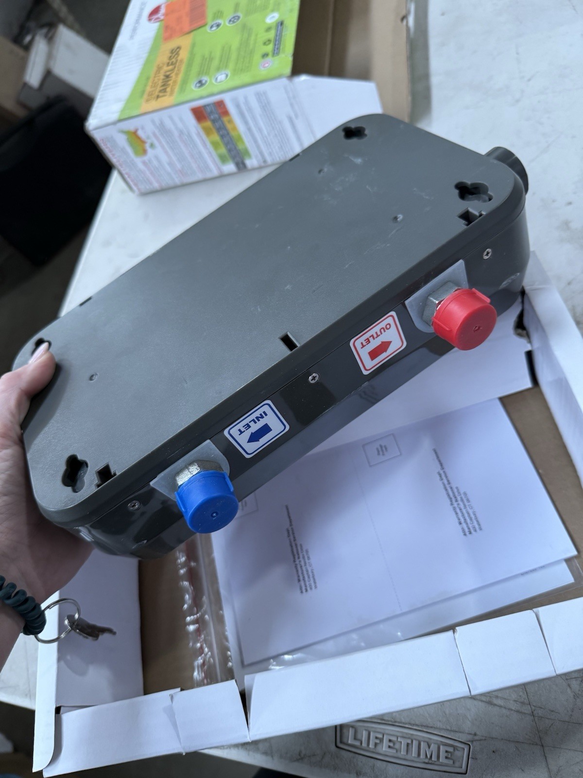 Rheem Performance Electric Tankless Water Heater RETEX-04T 3.5KW New Open Box gallery