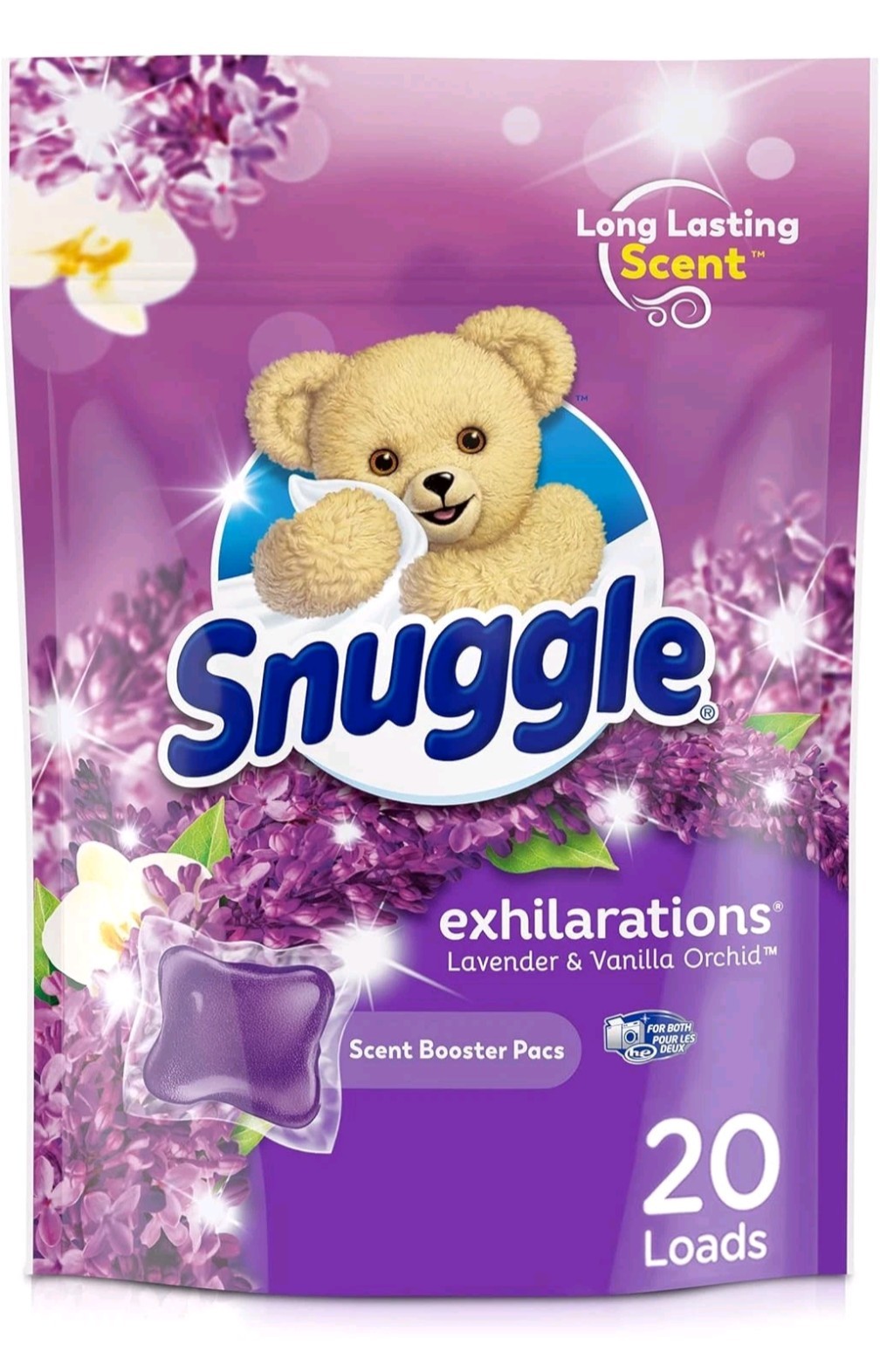 Snuggle Laundry Scent Boosters Scent Packs Lavender & Vanilla Orchid 20 Loads gallery