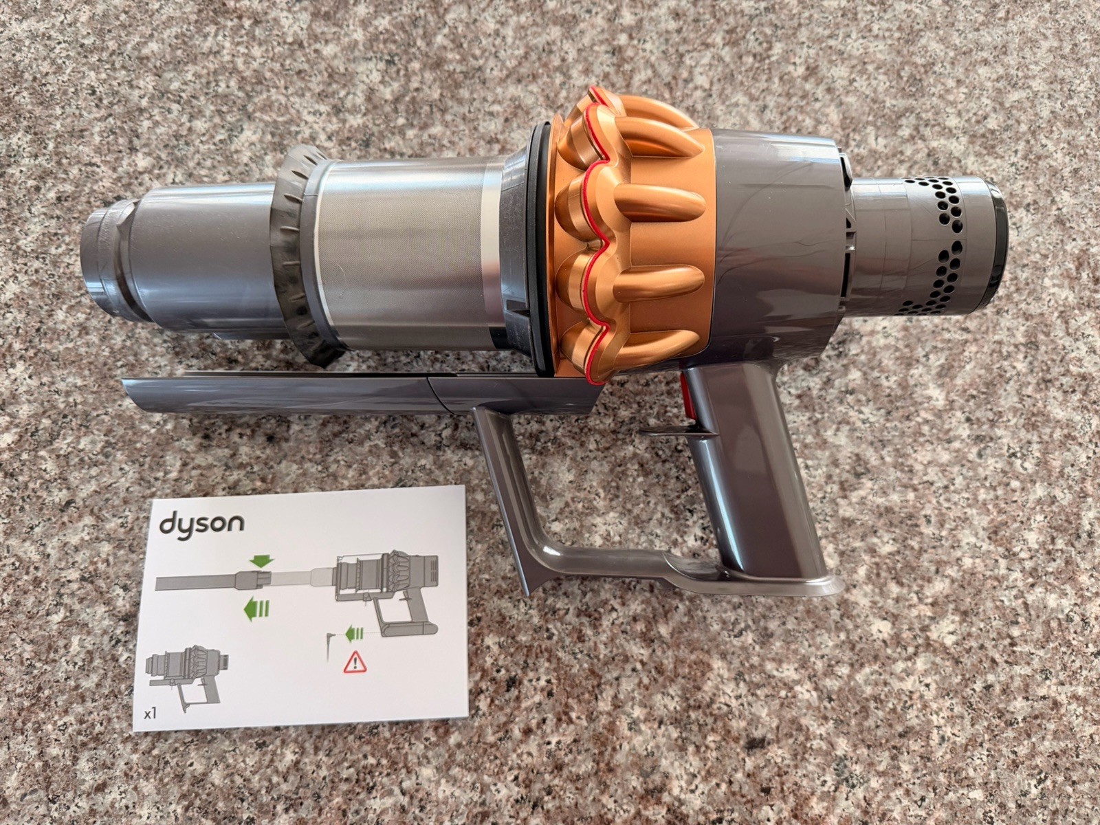 Dyson V15 Absolute Detect Cordless Vacuum Main Body/Cyclone ONLY (Gold) gallery