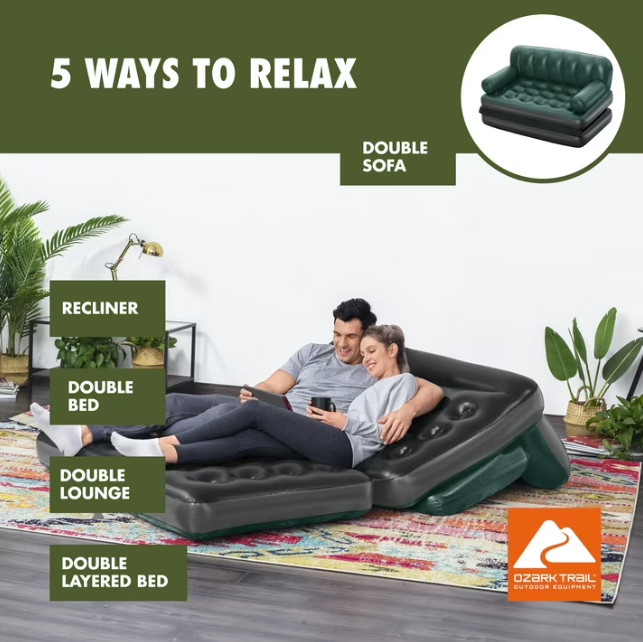 Ozark Trail Multi-Max 5-in-1 Inflatable Air Couch gallery