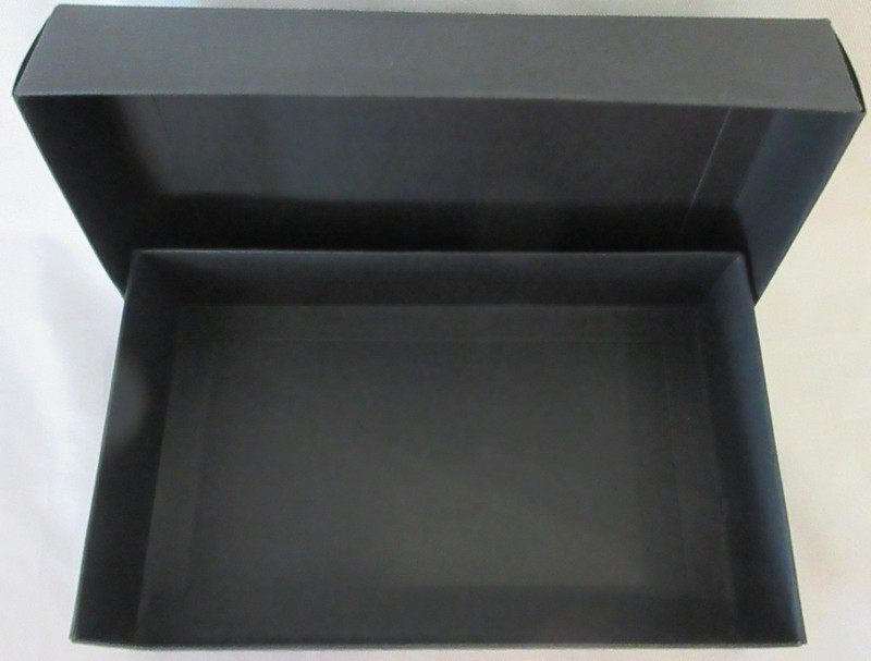 Tumi Black and Red Empty Box Eyeglasses Gift Accessory 9" x 5.5" x 2" gallery