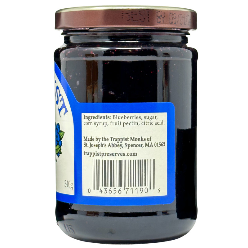 Trappist Preserves Blueberry 12oz (pack of 2) gallery