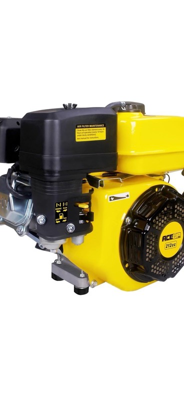 7HP 212cc Gas Engine Horizontal Shaft, 4 Stroke OHV Gas Motor, New, Aceup Energy gallery