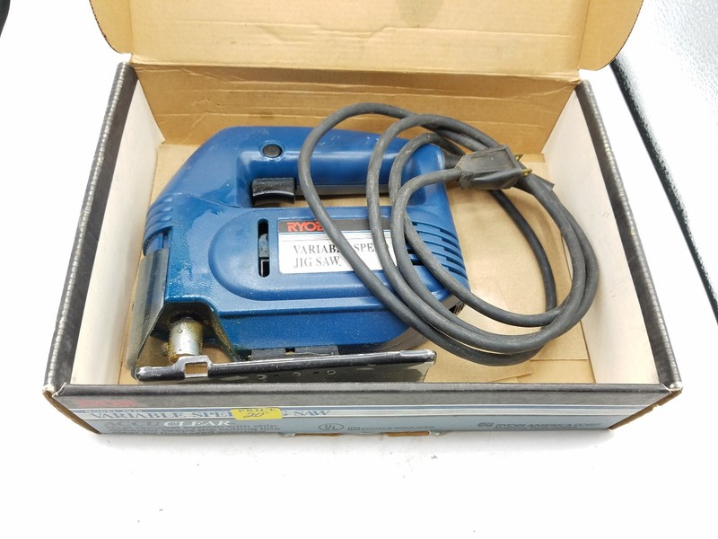 RYOBI Model JS45, Variable Speed Jig Saw. 0-3000 Strokes per Minute. 0-45 Bevel. gallery