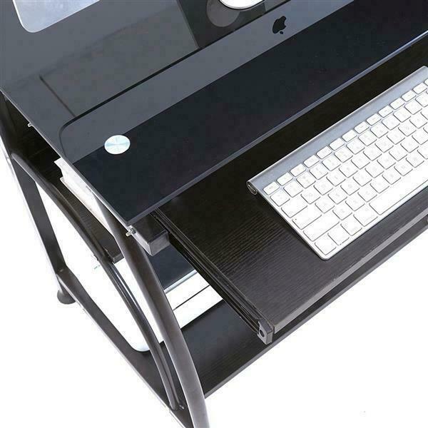 US 29" Integrated Home Office Computer Desk Laptop Home Study Workstation Table gallery