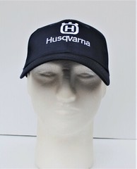 Genuine Blue w solid blue back Husqvarna stitched ball cap hat