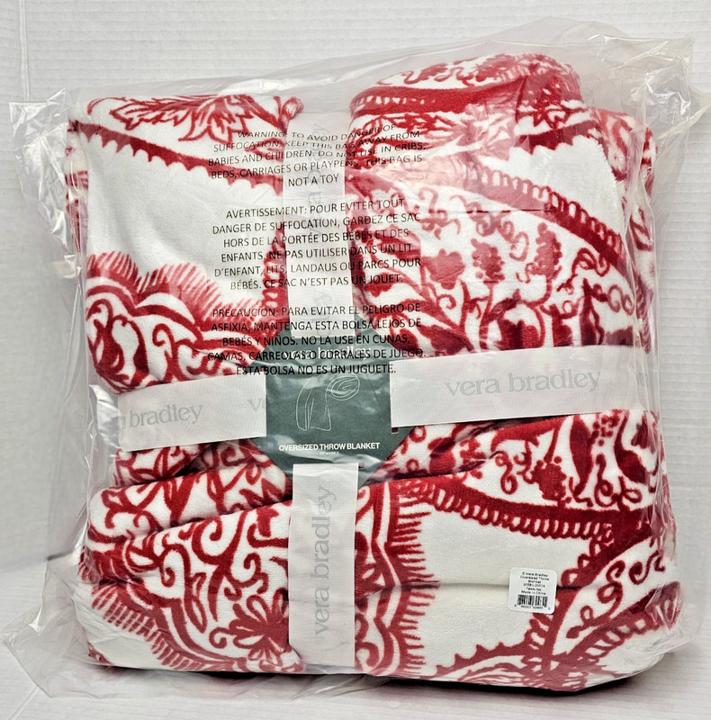Vera Bradley Oversized Throw Blanket (66" x 94") in Paisley Key gallery