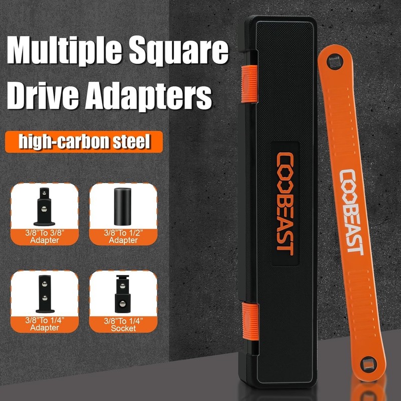 3/8 Inch Offset Extension Wrench Impact Ready Socket Wrench Extender Tool with V gallery