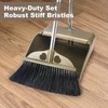 Upgrade Broom with Dustpan Combo Set,48'' Long Handle Stiff Broom Bristles wi... gallery