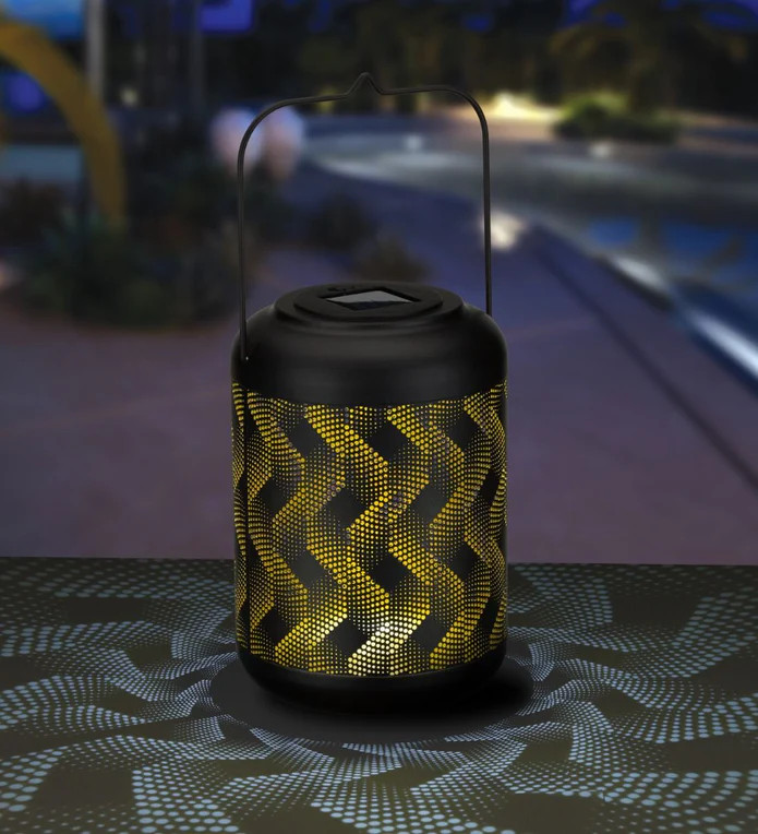 Regal Art & Gift shadow lantern zig zag Large