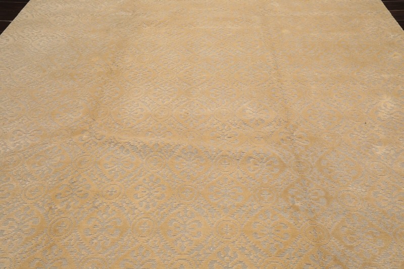 Mark Philips Hand Knotted Wool Loop & Cut High Low Pile Tibetan Area Rug 9'x12' gallery