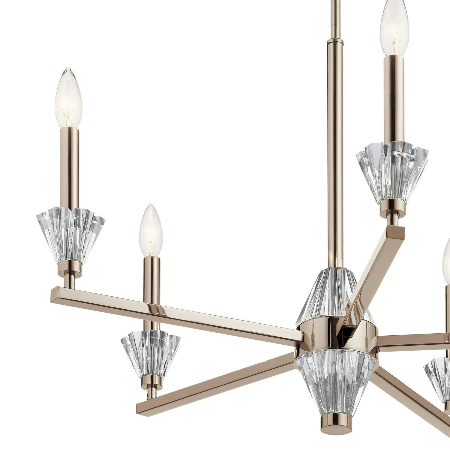 Kichler Lighting Calyssa 5-Light Chandelier Polished Nickel gallery