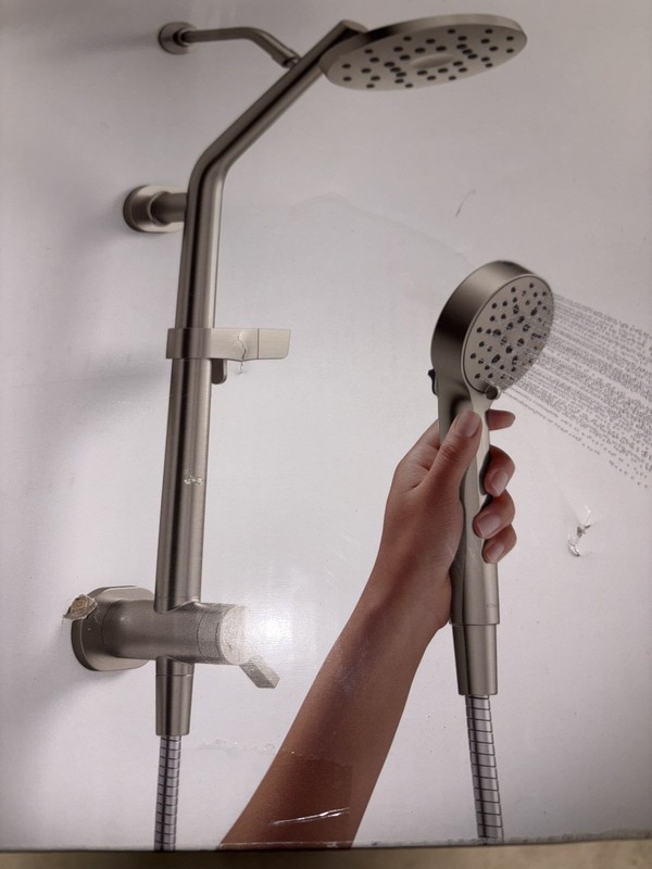 Kohler HydroRail 3-in-1 Multifunction Showerhead and Column Kit - Brushed Nickel gallery