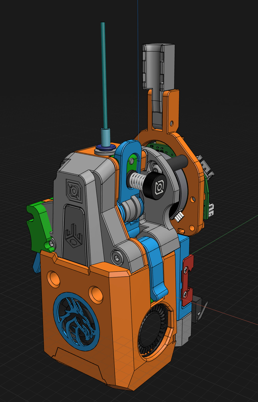 Jabberwocky Complete Toolhead with Filament Cutter and Extruder for 3D printers gallery