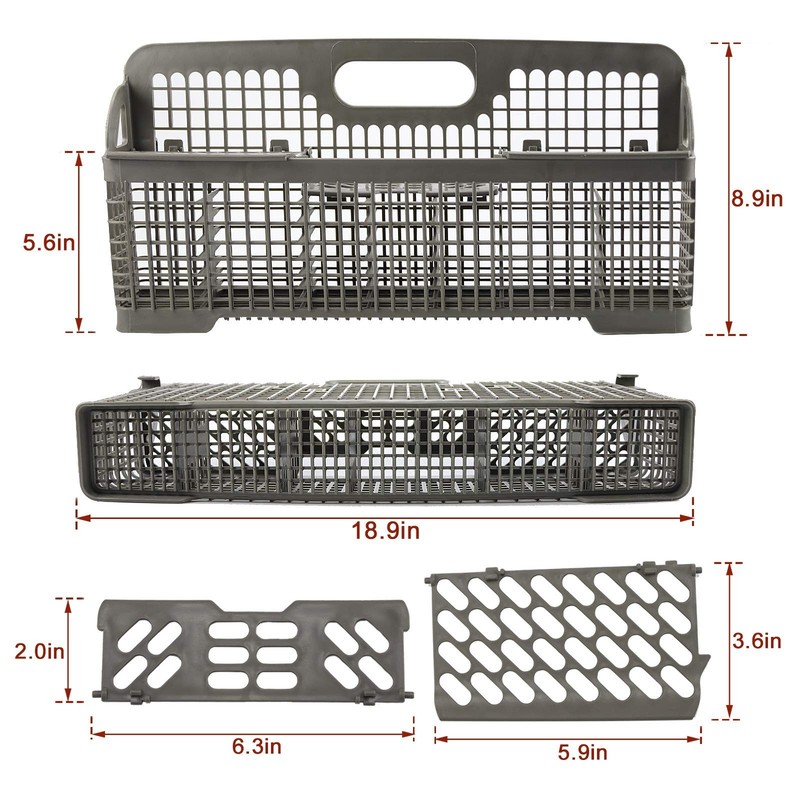 Universal Dishwasher Silverware Basket Replacement for Whirlpool & Kitchenaid - gallery