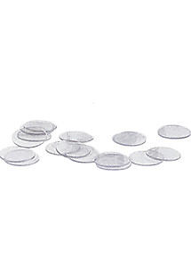 Clear Clear Plastic Discs - 20 Pack By Spancraft Glass gallery