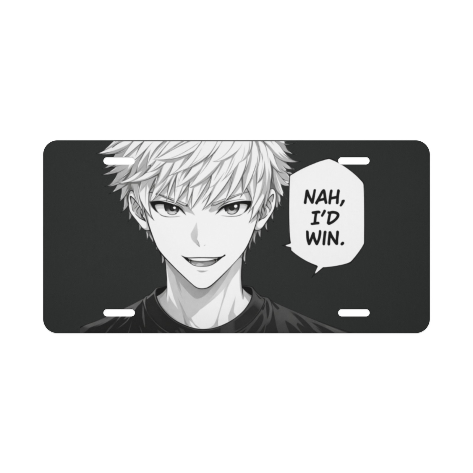 Nah Id Win License Plate Anime Vanity Plate Anime License plate gallery