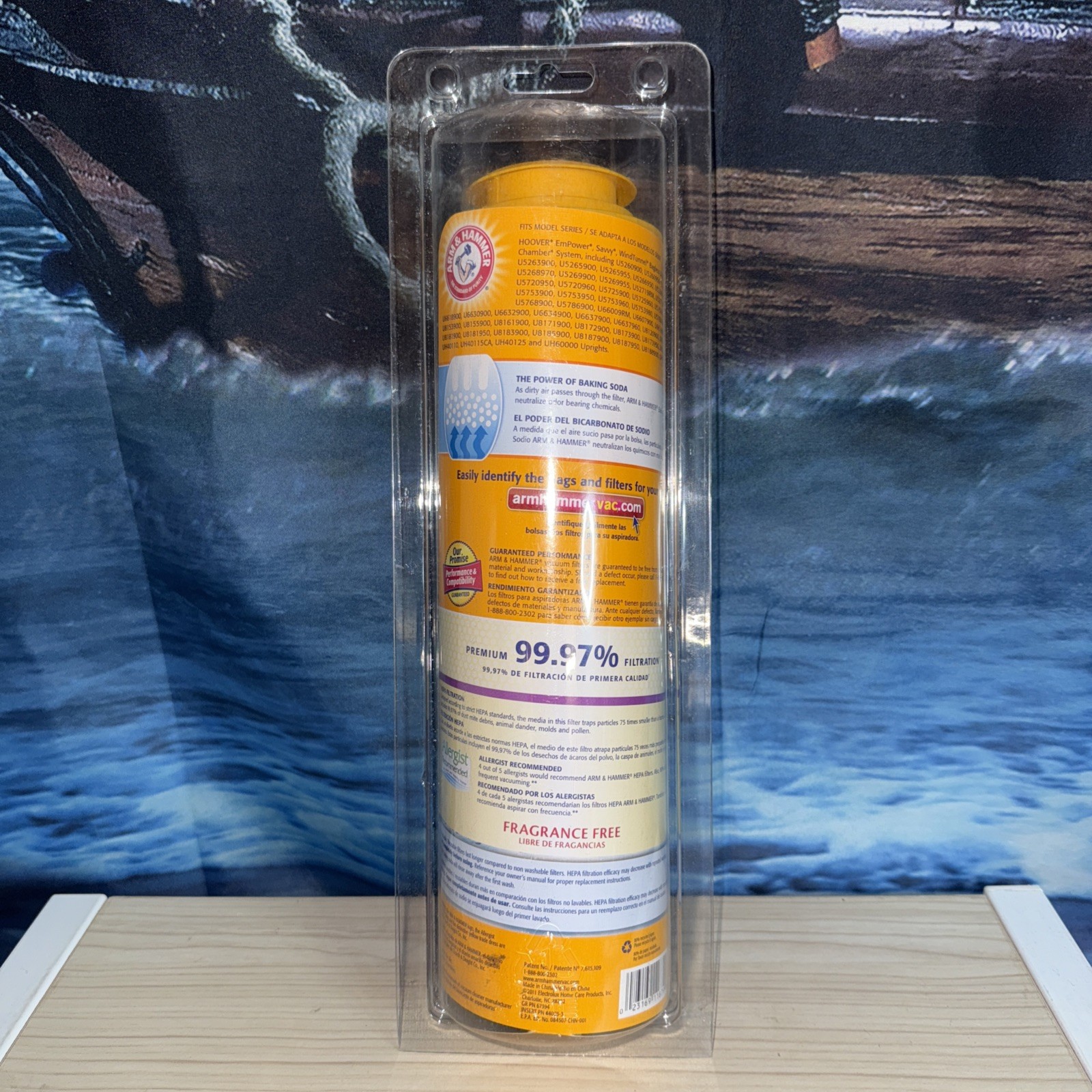 Arm & Hammer HEPA Filter for Hoover Twin Chamber & 201 – Washable NEW gallery