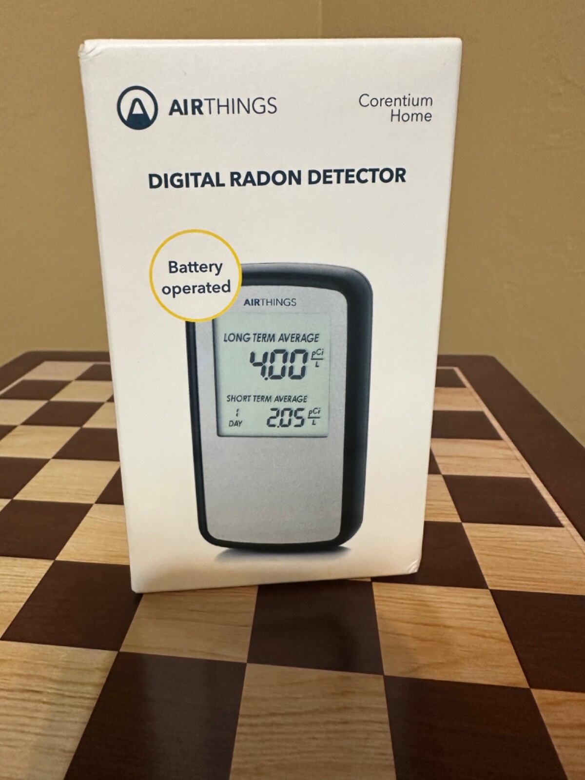 Portable, lightweight, Airthings 223 Corentium Home Radon Detector gallery