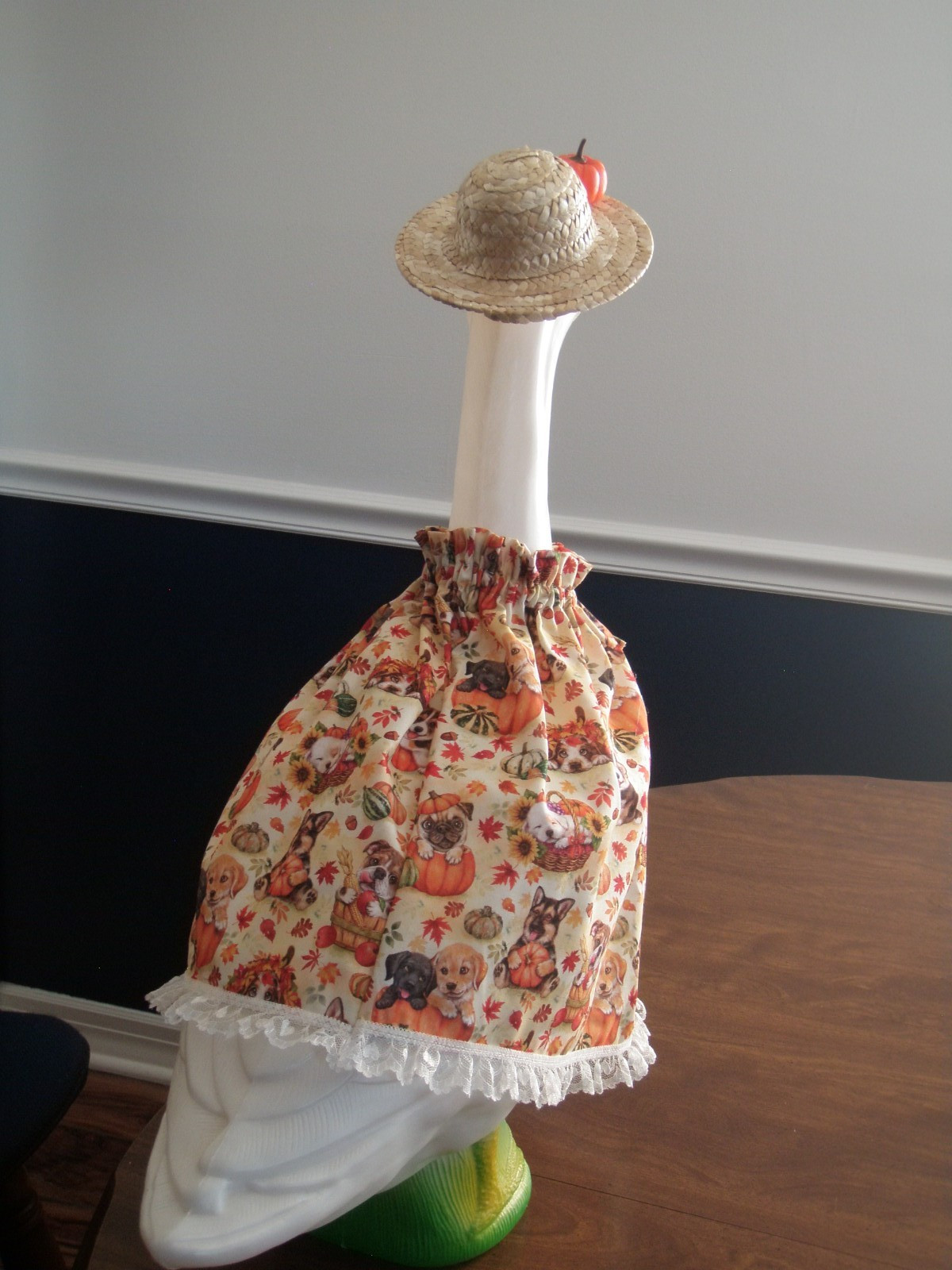 Goose clothes outfit - Fall asst playful dogs w/hat for lg 23-28" goose gallery