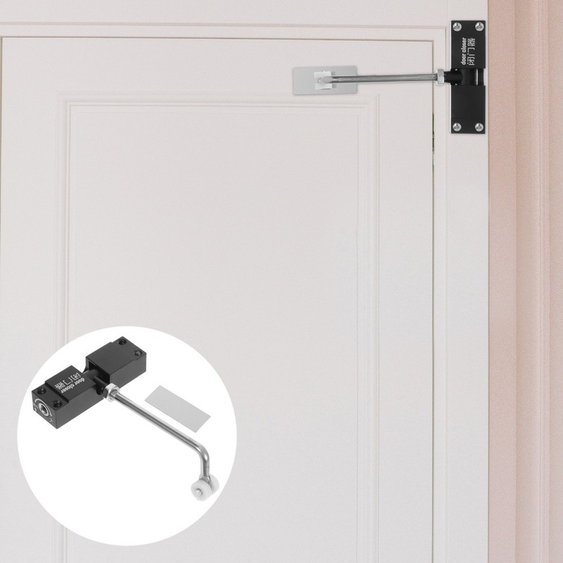Door Spring Closer Self Closing Hinges Adjustable Automatic Controller gallery