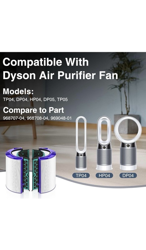 Air Purifier Replacement Filter For DYSON TP04, DP04, HP04, DP05 and TP05. gallery