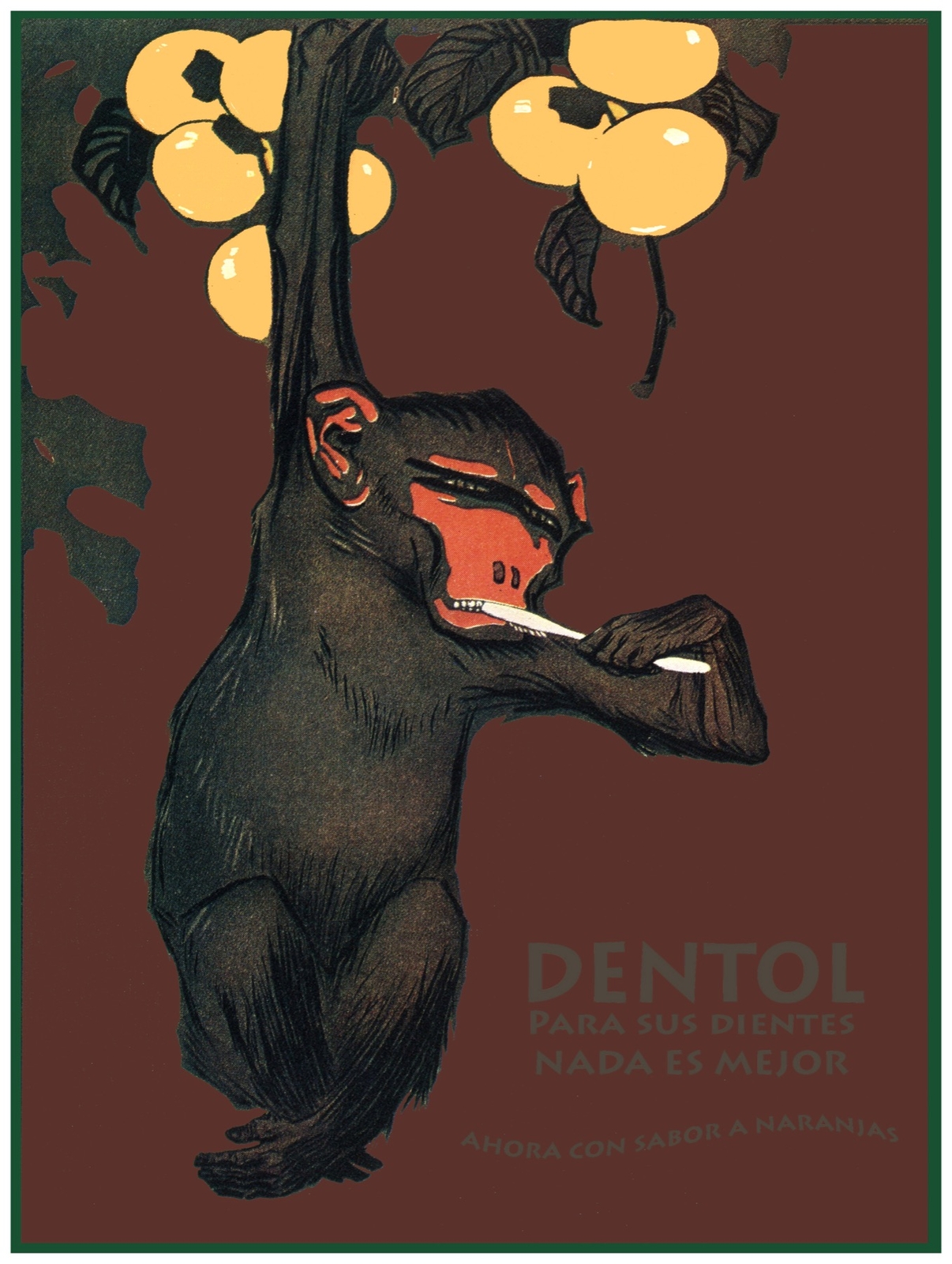 6182.Dentol 4 teeth.Nothing better Ad Poster.Dentist office Wall Art Decorative gallery