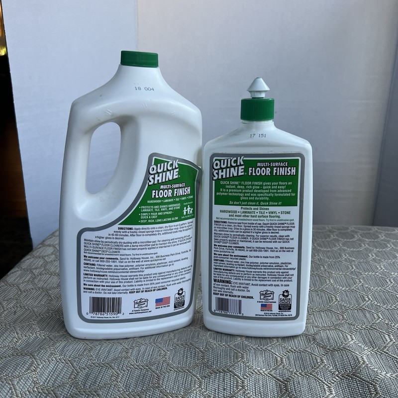Quick Shine Liquid Multi-Surface Floor Finish, 64 fl. oz.& 27 Fl Oz Bottles gallery