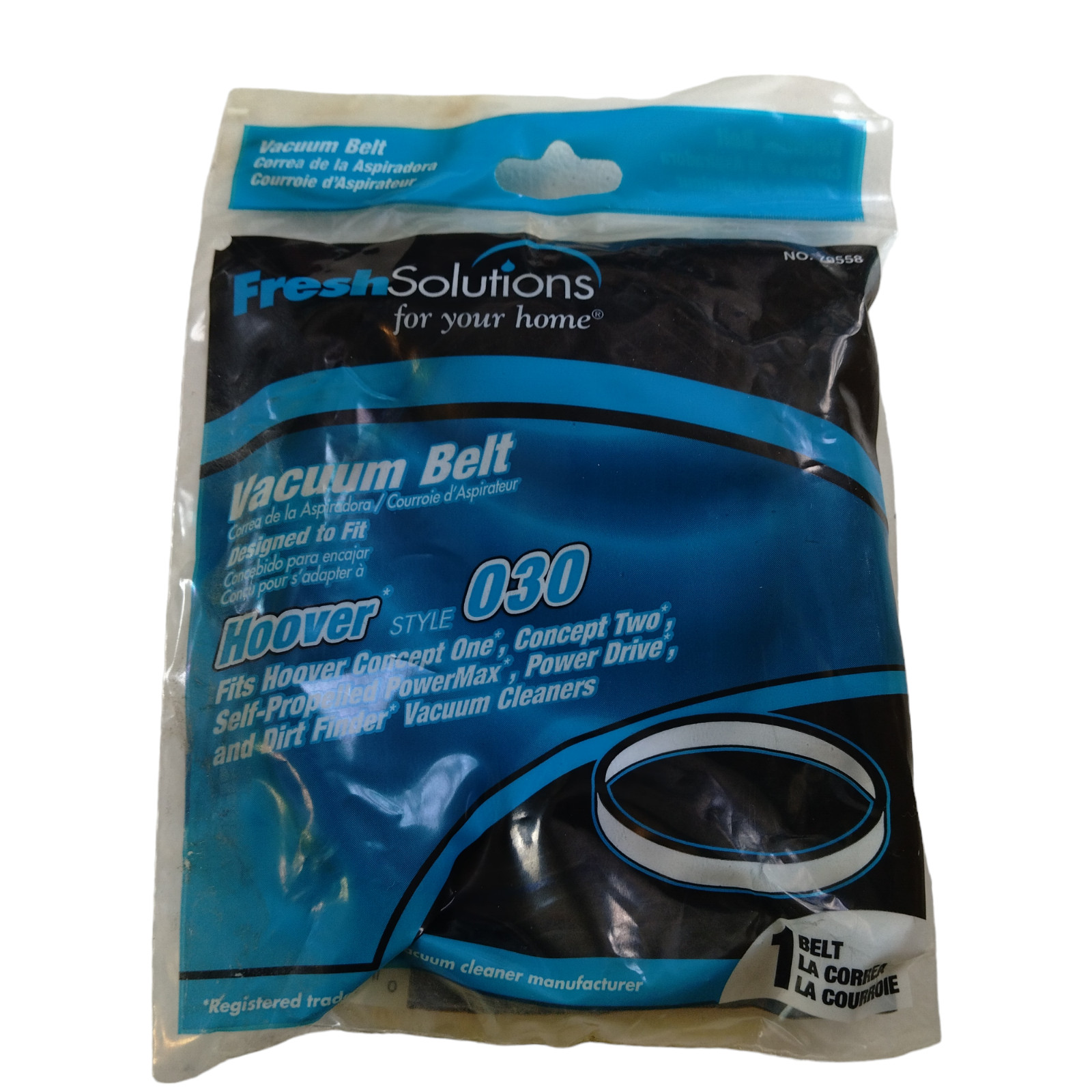 Fresh Solutions Hoover Style 030 Vacuum Belt 70558 Lot of 3 New In Package gallery