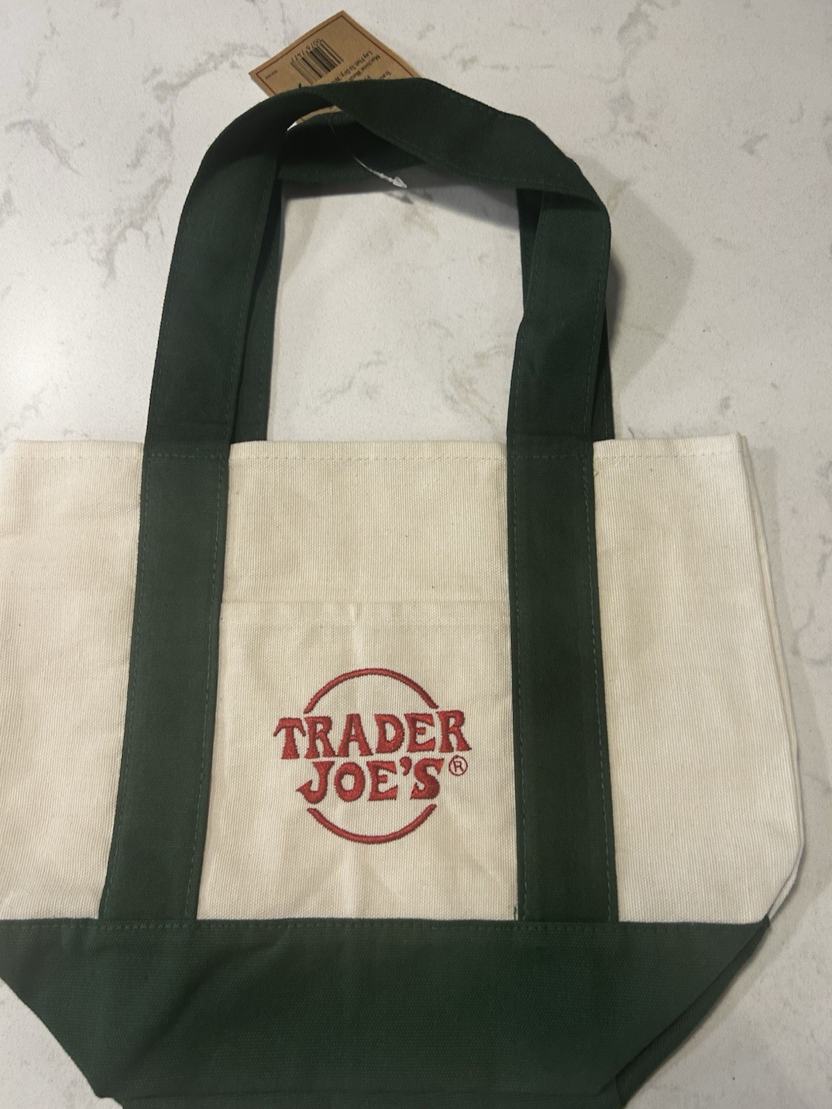 Trader Joe’s Mini Canvas Reusable Tote Bags Colorful Canvas Tote Bag 4 Colors US gallery