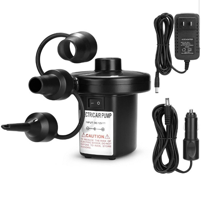 Electric Air Pump, AGPtEK Portable Quick-Fill Air Pump with 3 Nozzles, 110V AC/1 gallery