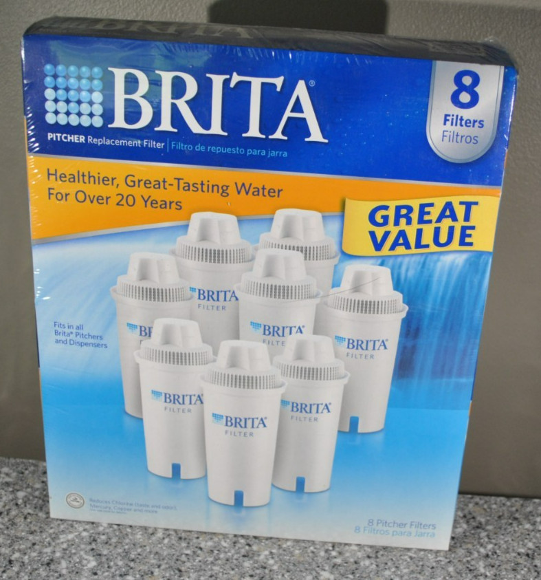 Brita Pitcher & Dispensers Replacement Water Filter 8 Total NEW/Sealed