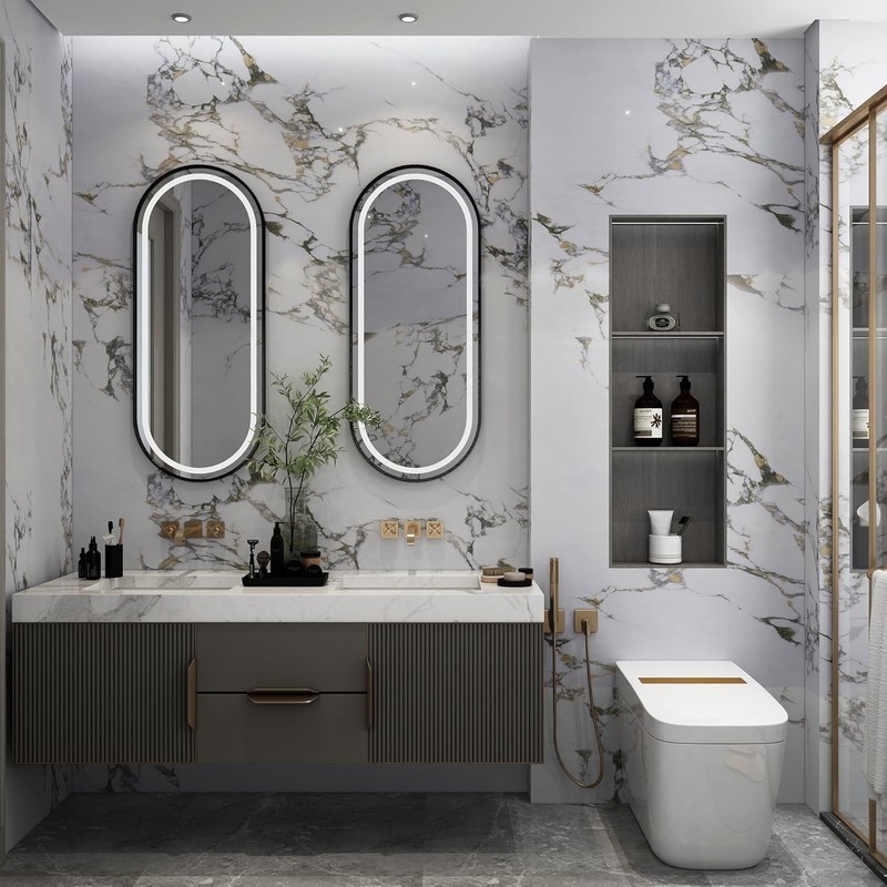 Marble self adhesive Contact Paper kitchen Granite Countertops peel and stick gallery