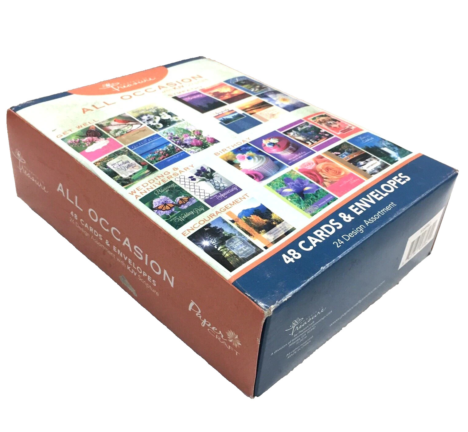 48 All Occasion Religious Greeting Cards Value Pack King James Version Scripture gallery