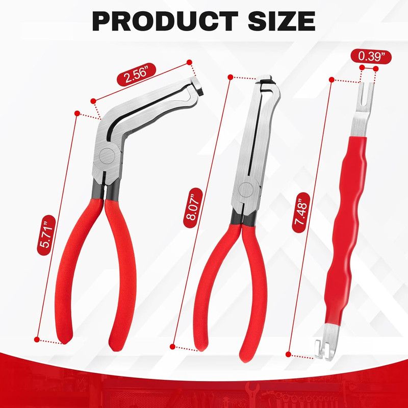 3PCS Electrical Disconnect Pliers, Upgrade Electrical Connector Pliers, Automoti gallery