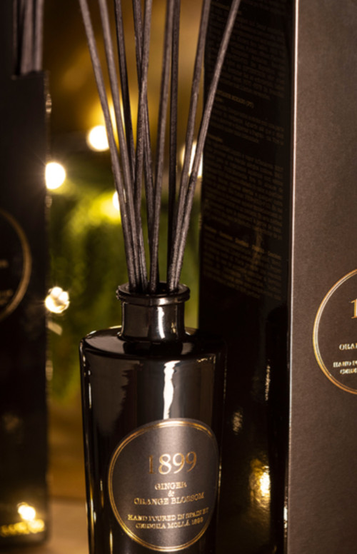 CERERIA MOLLA 1899~Gold Edition Reed Diffuser~Ginger & Orange Blossom 3.4oz. New gallery