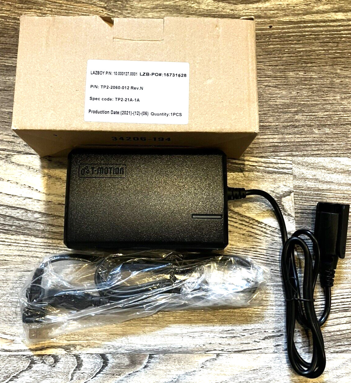 Timotion TP2 IP20 5 Pin Power Supply Adapter Kit for La-Z- Boy Recliner Chair gallery