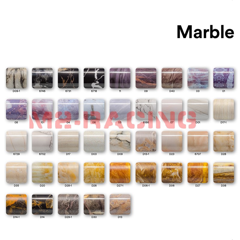 Gloss / Matte Marble Granite Effect Vinyl Wrap Self Adhesive Counter Top Home gallery