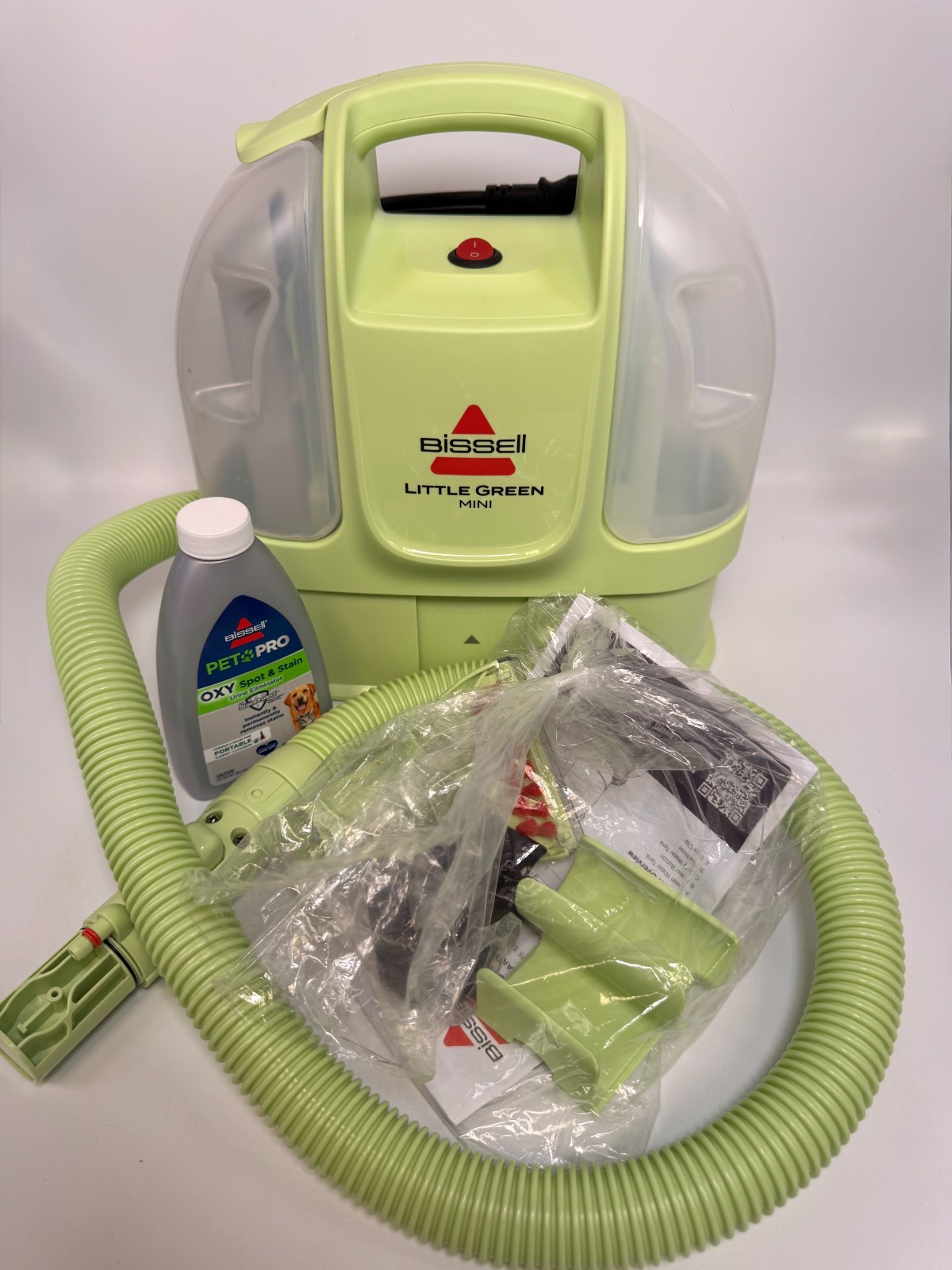 BISSELL Little Green Mini Portable Carpet and Upholstery Deep Cleaner Tea *NEW* gallery