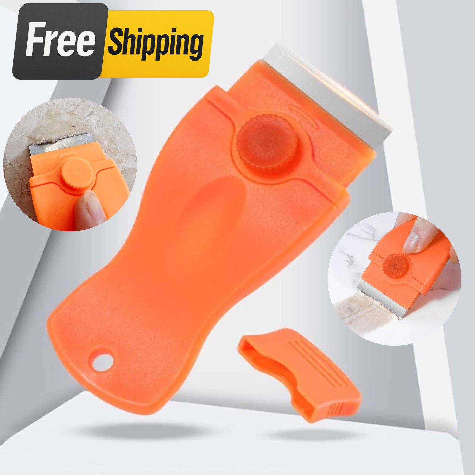 Portable Multi Purpose Cleaning Scraper Tool Kitchen Bathroom Paint Cleaning US gallery