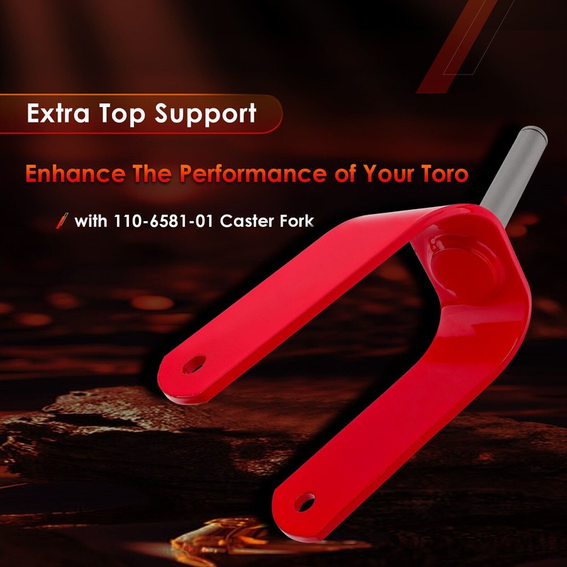 Red Caster Fork For Toro TimeCutter 74360 74363 Zero Turn Mower 108-7851-01 gallery